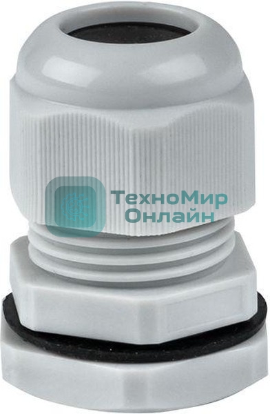 Сальник PG16 IP54 d отв. 21мм/d провод. 10-14мм PROxima EKF plc-pg-16-r