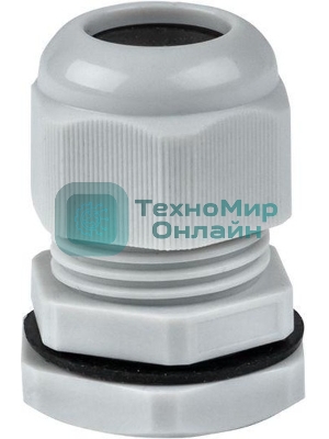 Сальник PG16 IP54 d отв. 21мм/d провод. 10-14мм PROxima EKF plc-pg-16-r