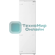 Встраиваемый холодильник Hyundai HBR 177S белый однокамерный 304л No Frost