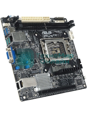 Материнская плата серверная ASUS P13R-I, LGA1700, Intel C262, 2xDDR5 (ECC), 6xSATA, 1xM.2, 1xPCIe 5.0 x16, 1xVGA, 3x1Gb LAN, 2xUSB-A 5Gbps, 2xUSB-A 10Gbps, mITX