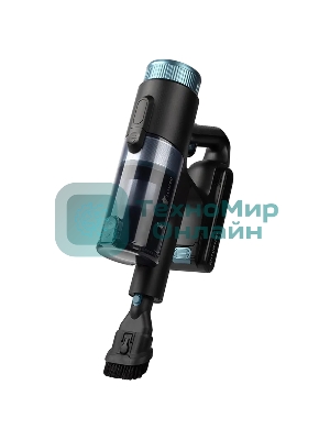 Пылесос вертикальный Leonord LE-1405 BLDC черный/голубой, питание от аккумулятора, 450 Вт, уборка сухая, пылесборник 0.5 л