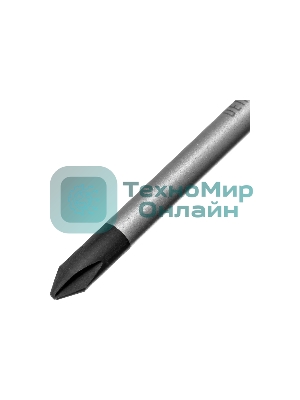 Отвертка Denzel PH1х100 мм, S2, 3к рукоятка