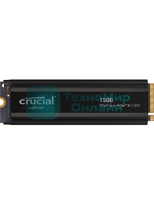 Накопитель SSD Crucial T500 1Tb PCIe Gen4 NVMe M.2 SSD with heatsink CT1000T500SSD5