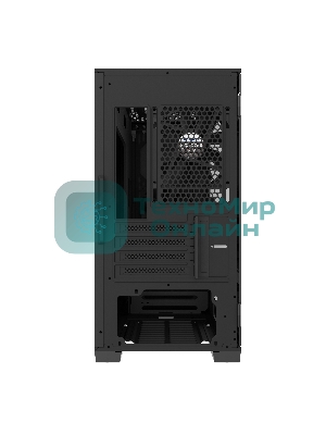 Компьютерный корпус ZALMAN Z1 ICEBERG, MicroATX, черный, WINDOW, 2xCOMBO (3.5