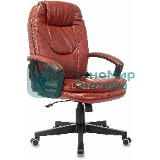 Кресло Бюрократ CH-868N Boroko-37 коричневый, экокожа