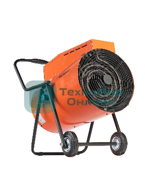 Тепловентилятор электрический Patriot PT-R 30, оранжевый/черный, 30 кВт, 270 м2, 380В, терморегулятор