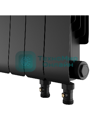 Радиатор биметаллический Royal Thermo Infinity 300 Noir Sable VR80 - 8 секц.