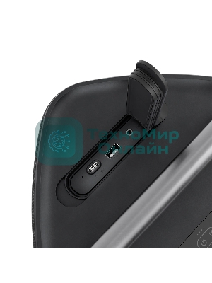 Колонка портативная Ural Молния Бит черный 420W 1.1 BT/3.5Jack/USB-C 10м 8000mAh (без.бат)