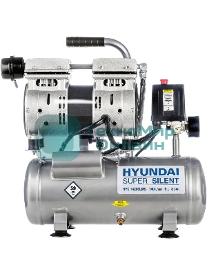 Компрессор поршневой безмасляный Hyundai HYC 14206LMS бесшумный.