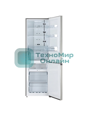 Холодильник Gorenje NRKP61EA2XL4 серебристый металлик двухкамерный 203/99л морозилка снизу, No Frost