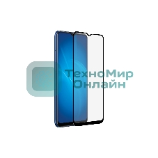 Защитное стекло для экрана DF rmColor-11 черный для Realme C15 прозрачная 1шт. (DF RMCOLOR-11 (BLACK))