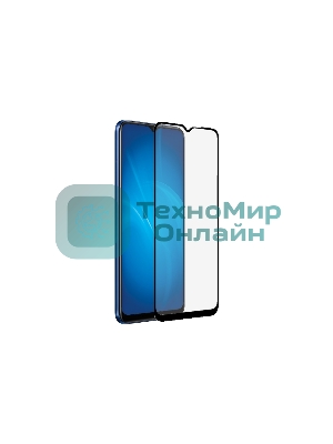 Защитное стекло для экрана DF rmColor-11 черный для Realme C15 прозрачная 1шт. (DF RMCOLOR-11 (BLACK))