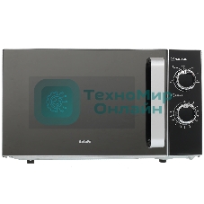 Микроволновая печь BBK 20MWS-772M/S-M серебристый, 20 л, 700 Вт, переключатели - поворотный механизм