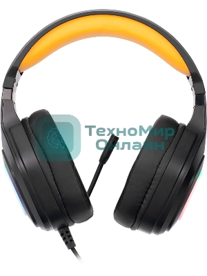 Гарнитура MARVO HG9084 Pulz 80 чёрный, проводная, USB, подсветка