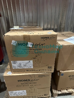 (Витринный образец, поврежденная упаковка) Кухонная вытяжка HOMSair DELTA 50 нержавеющая сталь