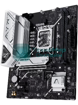 Материнская плата ASUS B760M-AYW WIFI-SI, LGA 1700, Intel B760, 2xDDR5, 4xSATA, 2xM.2, 1xPCIe 4.0 x16, 2xPCIe 4.0 x1, 1xHDMI, 1x2.5Gb LAN, Wi-Fi 6, Bluetooth 5.3, 4xUSB-A 5Gbps, 2xUSB-A 2.0, 3x3.5 мм, 7.1, mATX