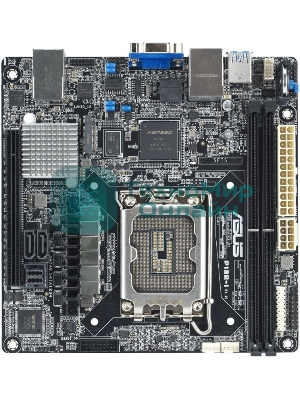 Материнская плата серверная ASUS P13R-I, LGA1700, Intel C262, 2xDDR5 (ECC), 6xSATA, 1xM.2, 1xPCIe 5.0 x16, 1xVGA, 3x1Gb LAN, 2xUSB-A 5Gbps, 2xUSB-A 10Gbps, mITX