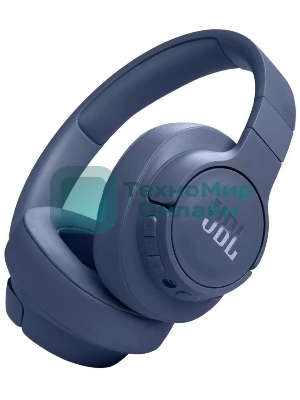 Беспроводные/проводные наушники JBL Tune 770NC синий, полноразмерные, Bluetooth + проводной, активное шумоподавление, до 70 ч