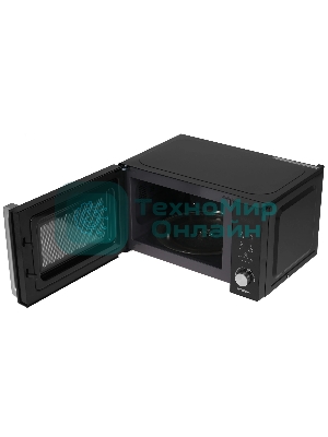 Микроволновая печь Hyundai HYM-D3001 черный, 20 л, 700 Вт, переключатели - сенсор, поворотный механизм