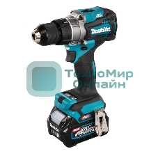 Дрель-шуруповерт Makita DF001GD201, 40 В, 2,5 Ач, 140 Нм, бесщеточный