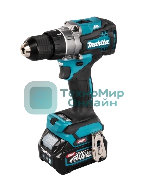 Дрель-шуруповерт Makita DF001GD201, 40 В, 2,5 Ач, 140 Нм, бесщеточный
