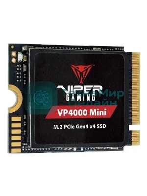 Накопитель SSD Patriot Viper VP4000, 2Tb, PCIe 4.0 x16, M.2 2230, NVMe, R/W 3200/3500, с радиатором