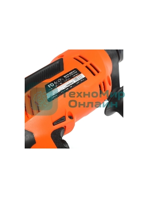 Дрель электрическая ударная PATRIOT FD600h 120301440 Эл. дрель, с ударом, мощность 600Вт, макс.диаметр 13мм, глубиномер + дополнительная ручка