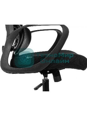 Кресло руководителя Бюрократ Sigma 2 черный сетка/ткань крестов. пластик