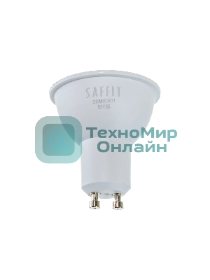 Лампа светодиодная SAFFIT SBMR1611 (55155) 11Вт 230В GU10 белый