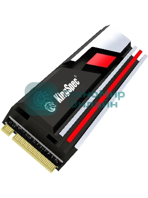 Накопитель SSD KingSpec XG7000, 2Tb, PCIe 4.0 x4, M.2 2280, NVMe, R/W 7400/6600, с радиатором