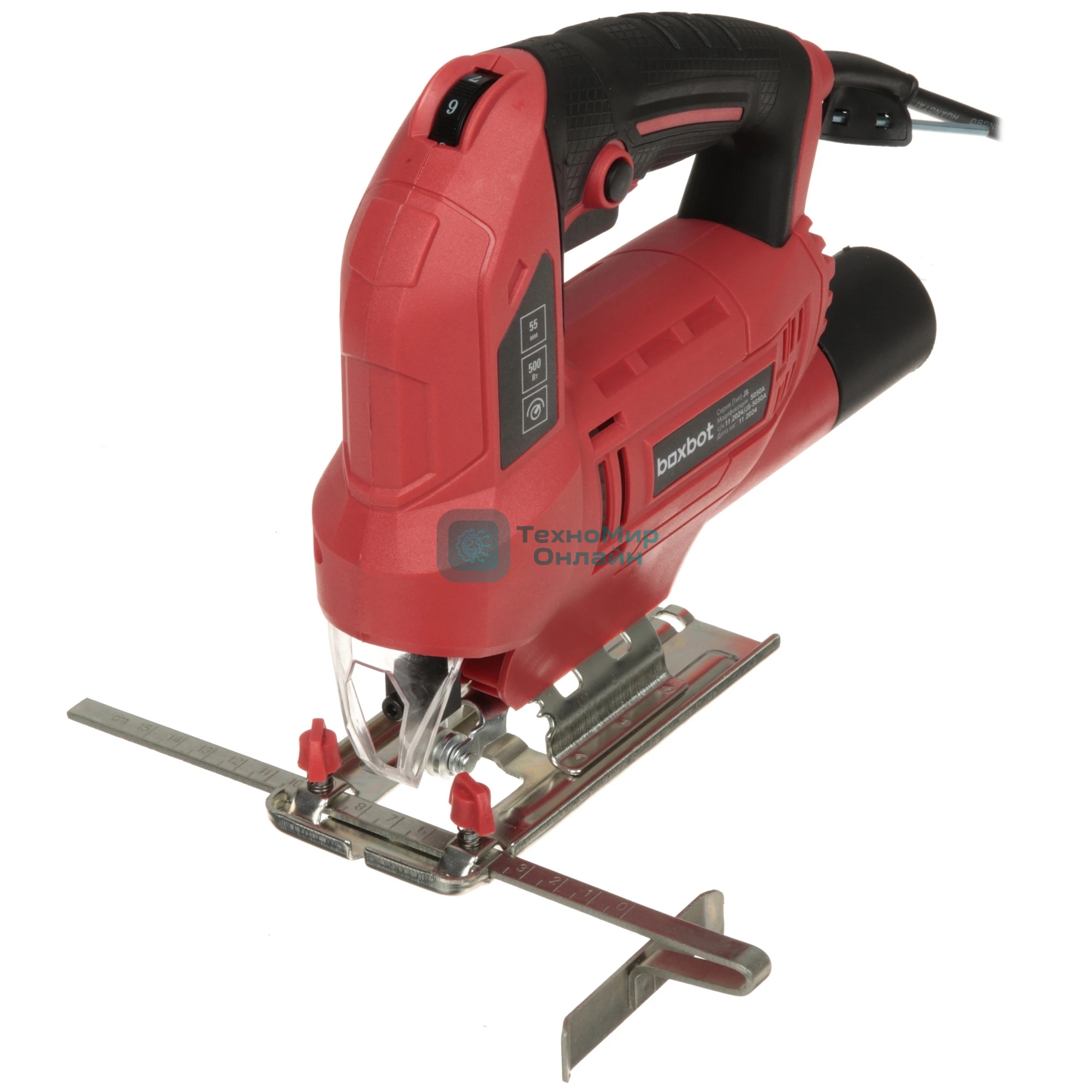 Лобзик электрический Boxbot JS-5050A 500 Вт, 55 мм, регулировка оборотов
