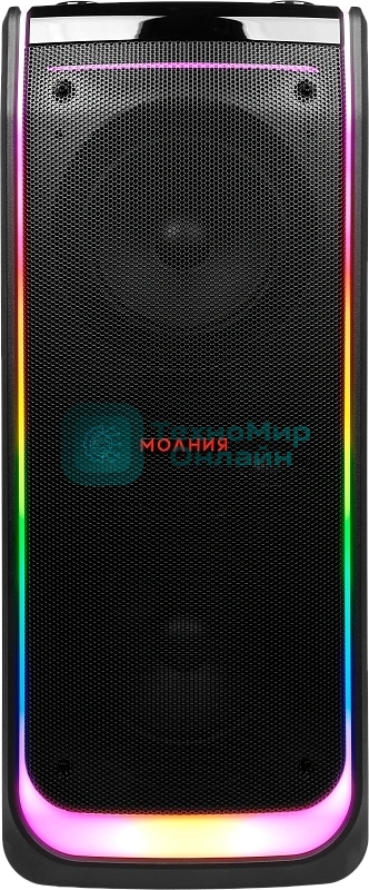 Колонка портативная Ural Молния 10000 черный 1000W 1.1 BT/3.5Jack/USB-C 20м 8000mAh