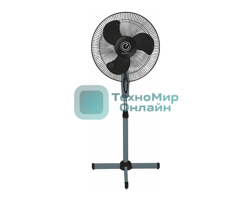 Вентилятор напольный Energy EN-1659 черный, диаметр 16 см, 45 Вт, 3 скорости, 2шт/коробка (выписывать кратно 2)