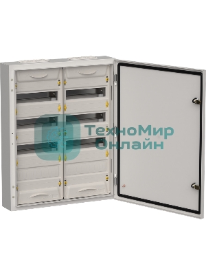 Корпус металлический IEK TITAN 5 ЩРн-96 (2х48) 710х570х140 IP54 серый