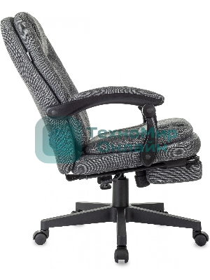 Кресло Бюрократ CH-868MSG-BF 3C1 серый, ткань, подставка для ног