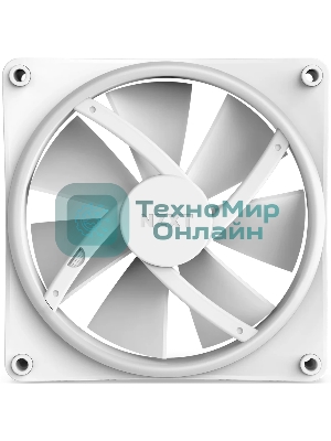 Вентилятор для корпуса Case Cooler NZXT F140 RGb Duo (140x140x25мм, 4-pin PWM, RGb, 84.75CFM, 36dBA, 1800RPM, белый)