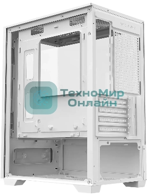 Компьютерный корпус Bloody CC-125 белый без БП mATX 5x120мм 2xUSB2.0 1xUSB3.0 audio bott PSU