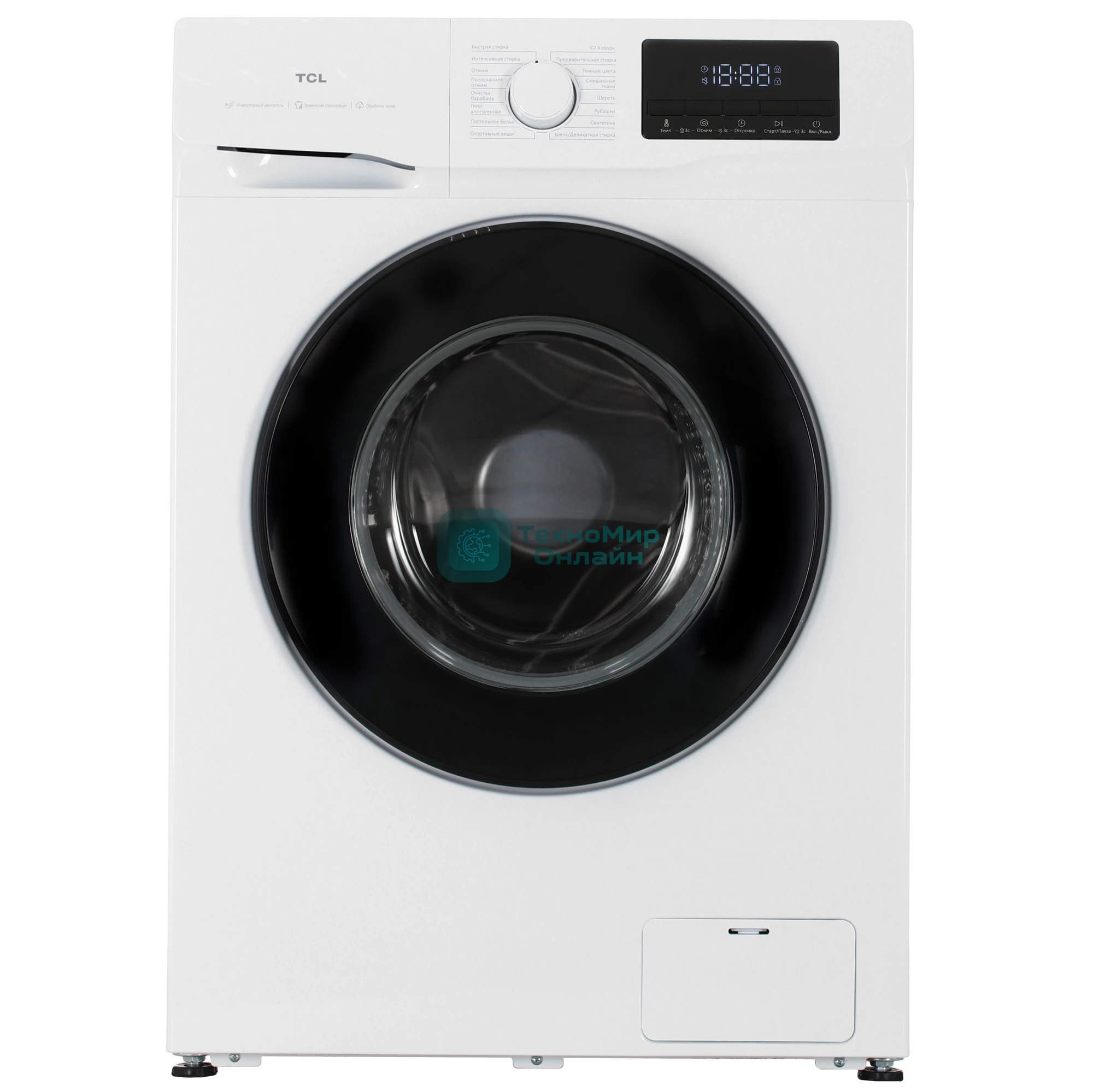 Стиральная машина TCL W-SF606W белый, загрузка фронтальная 6 кг, 1000 об/мин., класс: A