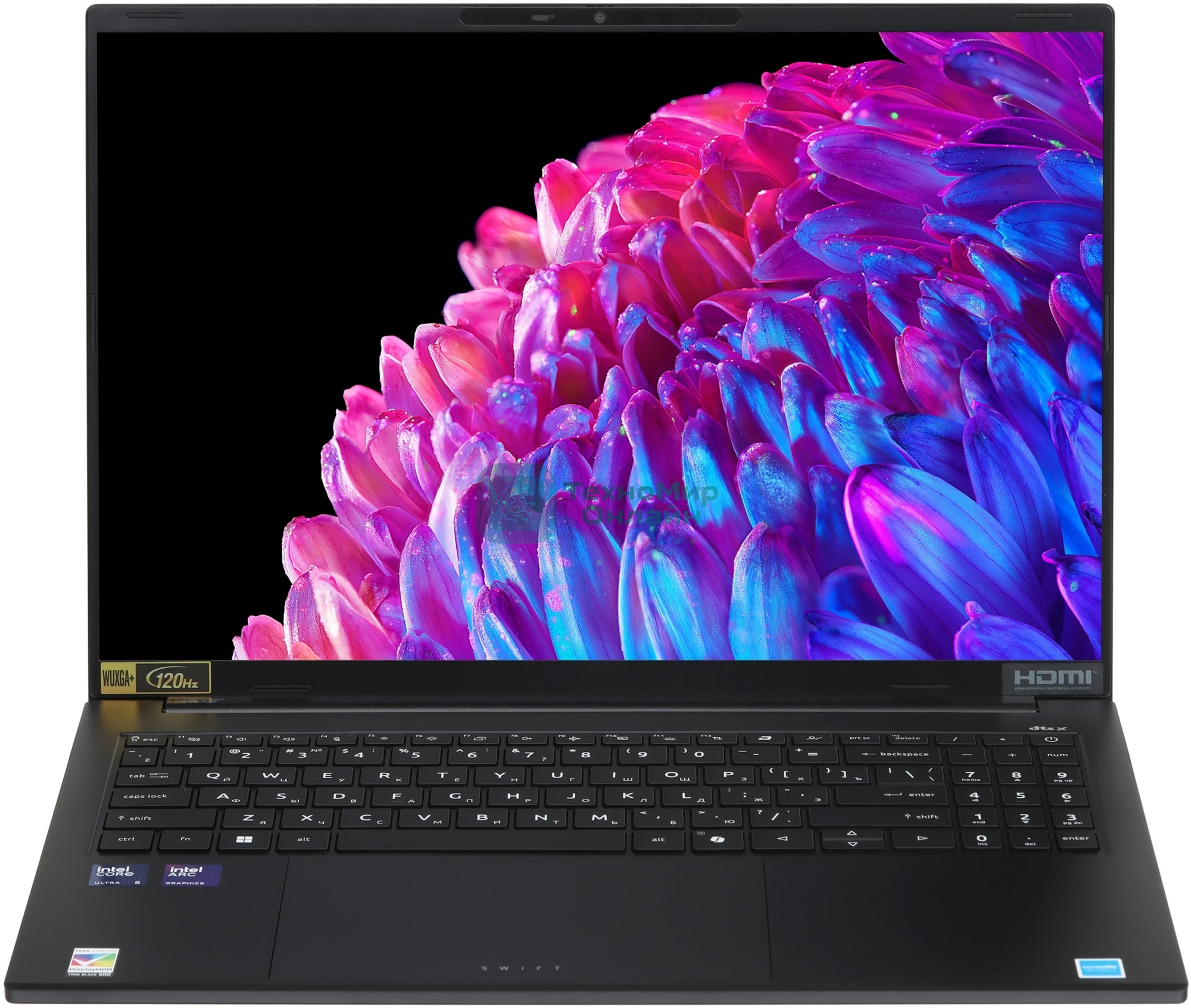 Ноутбук Acer Swift Go 16 SFG16-74-568D Intel Core Ultra 5 226V/16Gb/SSD1Tb/16