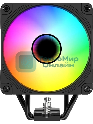 Кулер для процессора Bloody BD-AC205-ARGB1 ARGB черный, 120 мм, алюминий/медь, 1600 об/мин, 26 дБ, 4 pin, 205 Вт, 154 мм