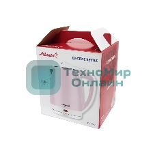 Чайник электрический Atlanta ATH-2437 розовый двухстенный