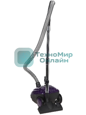 Пылесос Beko BKS 1410 фиолетовый, 330/2000 Вт, уборка сухая, пылесборник мешок 1,5 л