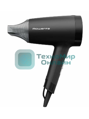 Фен Rowenta Express Style CV1803F0 черный/серый, 1600 Вт, компактный