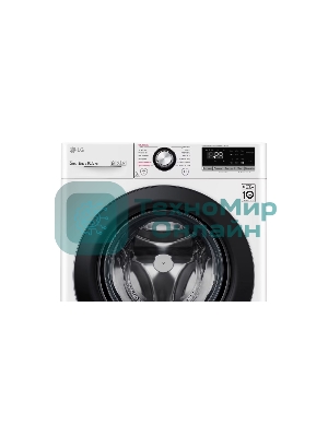 Стиральная машина LG TW4V3RS6W белый, загрузка фронтальная 10,5 кг, 1400 об/мин., класс: А