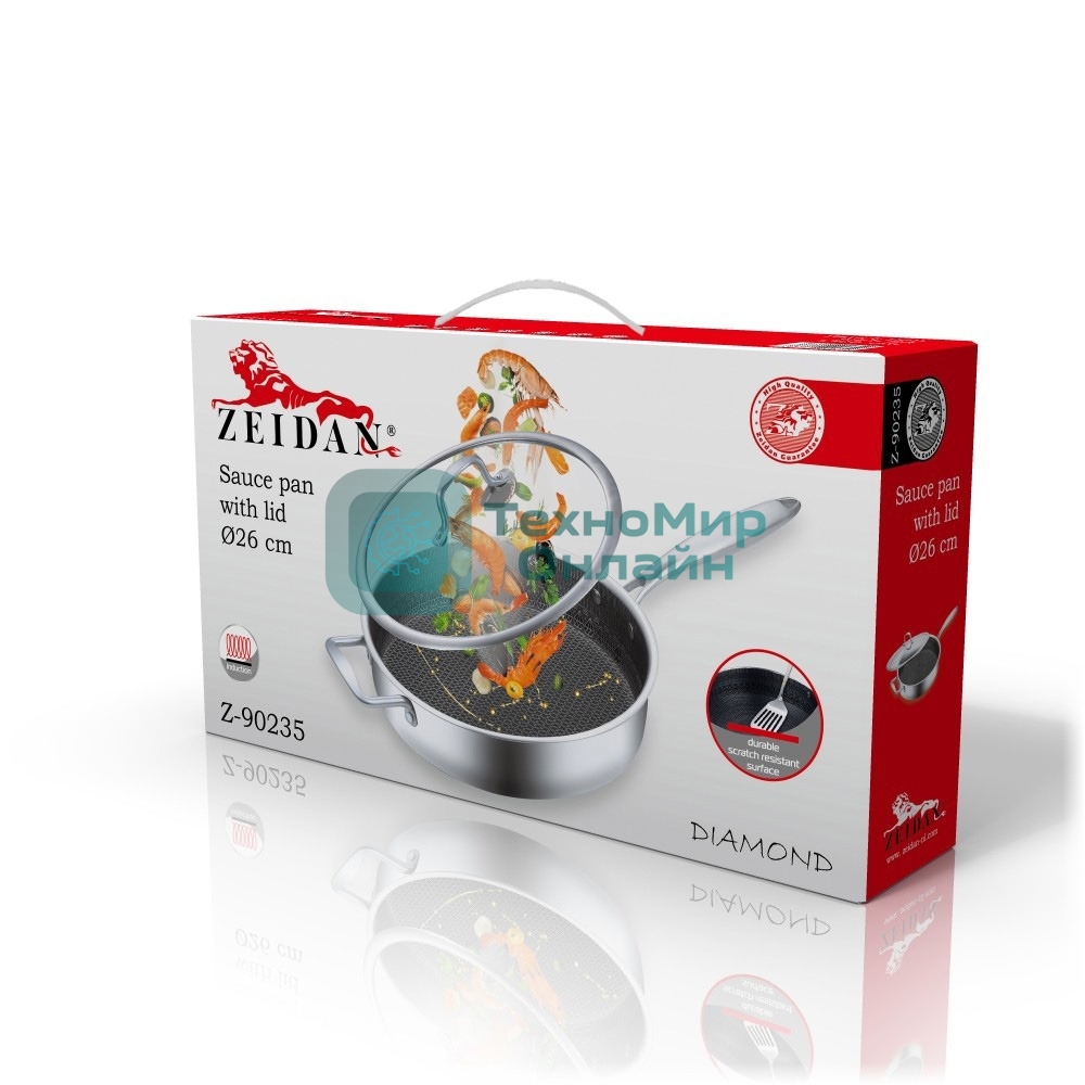 Сотейник с крышкой Zeidan Z-90235
