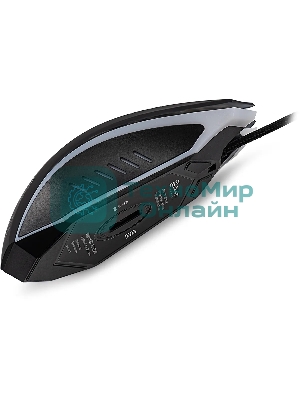 Мышь проводная Oklick 896G черный, 12800 dpi, USB, кнопки - 5