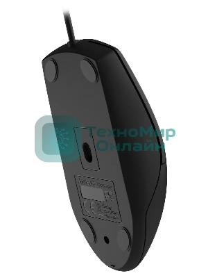 Мышь проводная A4Tech OP-330 черный, 1200 dpi, USB, кнопки - 3
