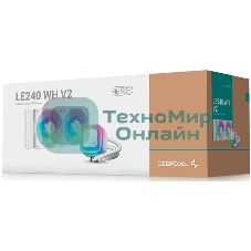 Система жидкостного охлаждения DeepСool LE240 V2 WH (R-LE240-WHAMMN-G-2)