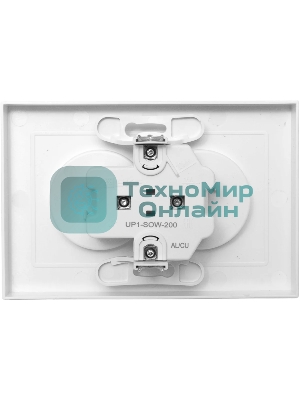 Розетка 2-м EKF UP1-SOW-200 СП Эпика 16А без заземл. без защ. шторок с рамкой механизм бел.