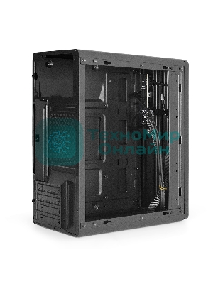 Корпус ExeGate BAA-503U2, Mini-Tower, чёрный, 1 x 80/90 мм